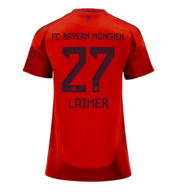 Bayern Munich Konrad Laimer #27 Primera Equipación Mujer 2024-25 Manga Corta